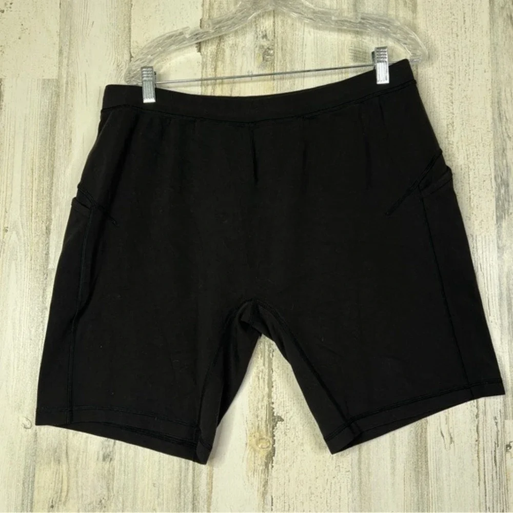 Lululemon 2X Men's Black‎ Short Pants, Unlined